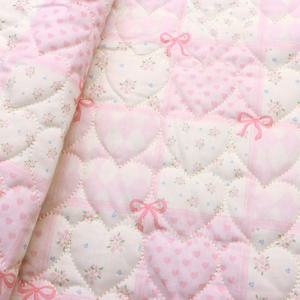 TEMU 50x145cm 패치워크 하트 - 파스텔 컬러 스킴과 러플 엣지, DIY 공예 및 홈 데코에 완벽한 공예용 패브릭, 러플 디자인 퀼팅 텍스처, 퀼팅 패브릭