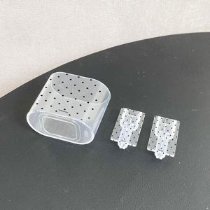 TEMU O6475 영국식 블랙 폴카 도트 패턴 EU 표준 20W 투명 충전기 보호 케이스, 아이폰용 EU 표준 충전기 보호 케이스, 아이폰 13/14/15용, 20W 충전기 보호 세트, EU 표준 케이블 보호 커버, 유럽식 아이폰 충전기 헤드 보호 커버, 선물, 투명 보호 케이스, 충전기 보호 쉘, 케이블 슬리브