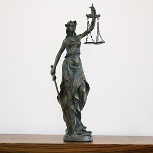 TEMU 테미스 정의의 여신 입상, 그리스 공정함과 사법적 정의의 조각상, 법률 회사 사무실 선물, 저울 조각품 장식, 유럽 스타일 가정 장식 수지 공예품, TV장 및 와인장 장식용 조각상
