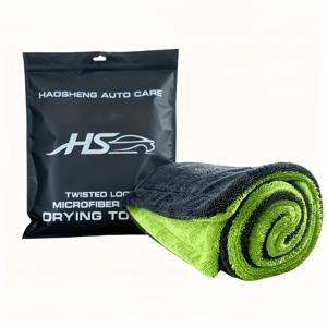 TEMU 1400GSM 풀 사이즈 SUV 트럭 건조 타월 - 35 X 23인치 양면 극세사, 꼬임 얀 기술, 높은 흡수력 및 스크래치 방지, 세탁기 사용 가능, 차량 청소 및 건조용, 자동차 건조 타월, 차량 세차 보조 용품
