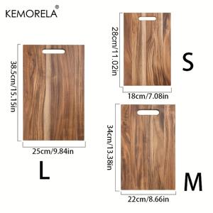 TEMU KEMORELA 1/3개 세트 나무 도마, 도축용 도마, 치즈 샤르퀴트리 보드, 고기, 치즈, 빵, 야채 및 과일 샤르퀴트리 보드, 가정용 기숙사 도마, 주방 용품, 셰프와 어머니를 위한 선물