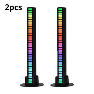 TEMU 1/2개 뮤직 리듬 라이트 - 파티 장식 데스크탑 스마트 라이트 바, USB 전원 배터리 불필요, 방 게임 룸 뮤직 리듬 LED 앰비언트 라이트 | 내구성