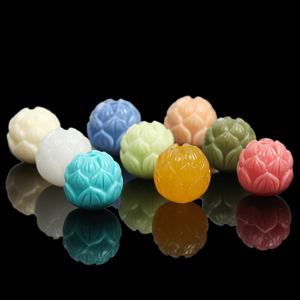 TEMU 11mm 모양의 연꽃 주조 레진 비즈, 목걸이 등 주얼리 프로젝트에 완벽합니다. 이 세트에는 15인치 스트랜드에 약 20개 정도의 루스 스페이서 비즈가 포함되어 있습니다.