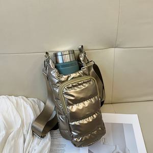 TEMU 아웃도어 물병 홀더, 물병 가방, 자전거용 물병 파우치, 캐주얼 숄더백, 스포츠 크로스백, 심플한 작은 사각 가방