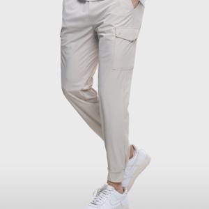 TEMU 남성 시원한 냉감 벤츄리 데일리 캐주얼 카고 조거 밴딩 팬츠 프리핏(M6SP01)