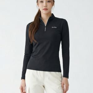 TEMU 여성 등산 아웃도어 편안한 소프트 텐션 춘추 긴팔 집업 티셔츠 캐주얼 액티브 상의(W7ST14)