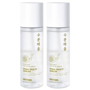 TEMU 프리티스킨 스네일 세럼 달팽이 세럼 주름개선 수분에센스 150ml 2개