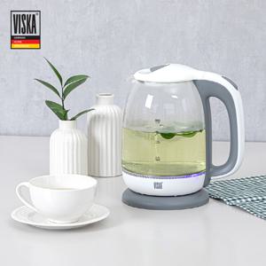 TEMU 가벼운 1.7L 유리 전기주전자