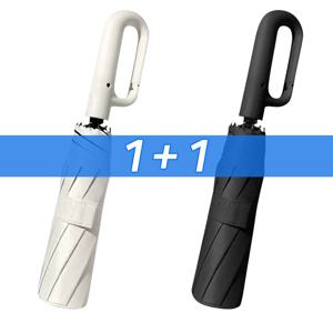 1+1 3단우산 여행 등산 카라비너 골프우산
