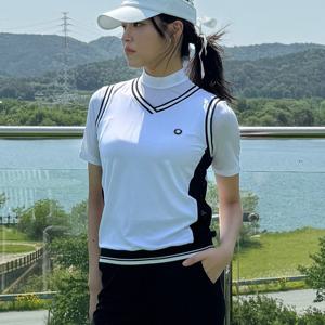 여성 여름에도 시원하게 코디 냉감 골프 베스트 조끼 레이어드 쿨(W5SV11)