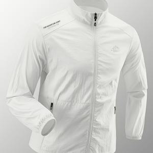 TEMU 남성 여름 캐주얼 경량 재킷, 스탠드업 칼라, 프린트 풀 지퍼 클로저, 방풍 커프스, 데일리 레저, 야외 스포츠, 낚시, 사진 촬영, 하이킹, 해변 의류에 적합