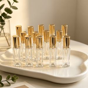 TEMU 10ml 유리 향수 스프레이 분무기 병 14개 세트, 스타일리시하고 휴대가 간편한 고급스러운 스프레이 병