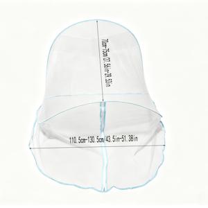 TEMU 설치 불필요한 휴대용 모기장, 모기 방지 그물망 침대 캐노피 후드. 휴대용 디자인, 여행 및 가정용으로 적합. 손세탁 가능, 간편한 설치