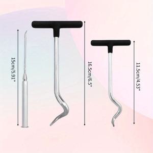 TEMU 3개 범용 자동차 오일 씰 및 O링 탈거 풀러 공구 세트 고하중 O링 씰 풀러 픽 공구 Autore Parat