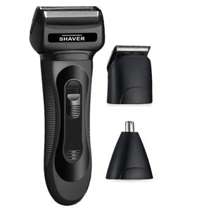 TEMU 3-in-1 다기능 얼굴 및 바디 헤어 트리머, USB 충전식 전기 면도기, 휴대용 헤어 클리퍼, 무선 전기 헤어 커팅 키트. 머리카락, 수염, 귀털 및 코털에 적합. 세척 용이, 개인 관리 장치