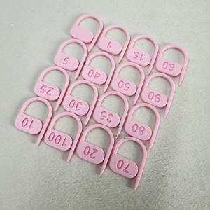 TEMU 32개 숫자 뜨개질 스티치 마커, 낙하 방지 투명 행 수 카운팅 마커, 뜨개질 바늘, 코바늘, 직조, 스카프, 인형, 수제 제작 애호가 보조 위치 정렬 도구에 적합