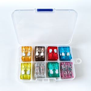 TEMU 64개 표준형 블레이드 자동차용 퓨즈 모음 키트 - 5A/7.5A/10A/15A/20A/25A/30A/40A, 자동차, 트럭, , 보트, RV용 고전류 고속 방폭 퓨즈