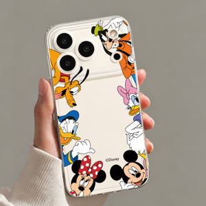 TEMU 폰 케이스: 프린팅 폰 케이스 - 디즈니 미키와 미니 투명 TPU 폰 케이스 만화 애니메이션 여름 멋진 외관, 아이폰 17 Pro Max/17 Pro/Air/17/16/15/14/13/12/11 시리즈용