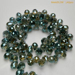 TEMU 42개 6mm 무지개빛 물방울 유리구슬 - 상단 천공 프리즘, 선캐처, DIY 주얼리 제작 (펜던트, 귀걸이, 목걸이, 팔찌) & 홈 창문 장식 - 크리스마스 및 휴일 파티에 완벽