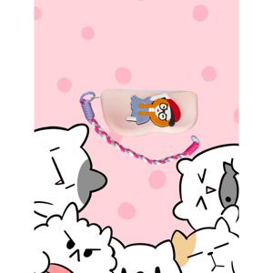 TEMU 1 세트 귀여운 만화 패턴 실리콘 안경 가방, 여성 및 십 대에게 적합, 스크래치 방지, 간편한 세척 안경 홀더 (탈착식 넥 스트랩 포함), 학교, 집용 - 작은 물품 보관에 적합, 안경 사용자를 위한 휴일 선물