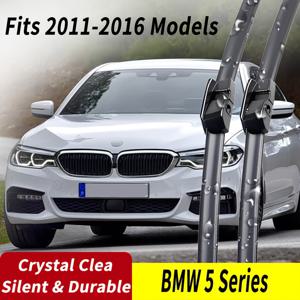 TEMU BMW 5시리즈 F07/F10/F11 모델용 2011-2016년식 앞유리용 와이퍼 블레이드, 순정품, 전천후, 저소음, 내구성