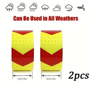 TEMU 고가시성 반사 안전 테이프 2롤 - PVC 소재, 236.22인치 길이, 차량, 트레일러, 보트용 - 내구성 및 장수명, 소매점 및 작업장용으로 적합