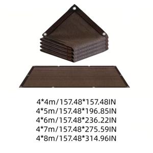 초대형 멀티 사이즈 차양 세일, 산업용 PE 소재, 90% 차광율, 두껍고 조밀한 메쉬, 노화 방지, 뜰, 정원, 온실, 농업 및 축산용, 단열 및 차광망