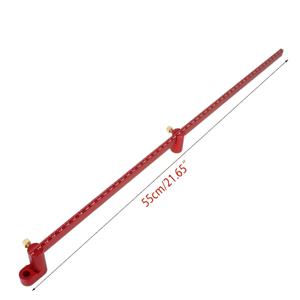 TEMU 목공용 스크라이빙 게이지 센터 파인더 자 1개 550mm 연장형 알루미늄 스크라이빙 서클자 나무공예용 컴퍼스, 나무 공예가용, 그릇용, 선반 작업용