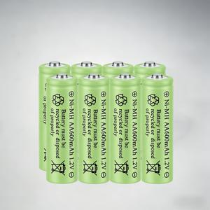 TEMU Ossian 브랜드-Aa 충전식 배터리 1.2V 600Mah, 리모컨, 카메라, 손전등, 전동 장난감 및 소형 전자 제품용 Ni-Mh 배터리