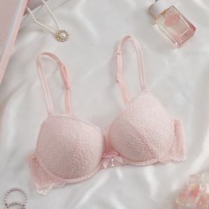 TEMU 편안한 레이스 두꺼운 몰드 컵 펜던트 집게 브라 푸쉬업 브라 여성 란제리