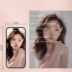 TEMU [맞춤 제작] 20개 맞춤 사진 프린트, 3/4/5/6/7인치 사진 프린트, 여행 풍경 사진, 성장 기념, 귀여운 반려동물 사진, 캠퍼스 졸업 사진, 가족 모임 사진. 모든 감정의 순간을 포착합니다.