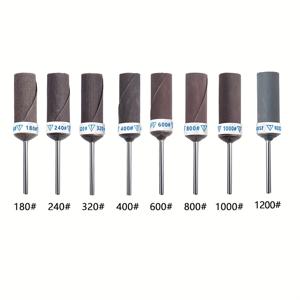 TEMU 8개 2.35mm 샤프트 사포 스틱, 사포 롤, 사포 휠, 연마 샌딩 스틱, 거울 광택용 전기 그라인더 액세서리