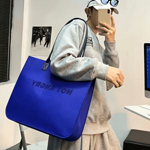 TEMU 패셔너블한 펠트 토트백, 