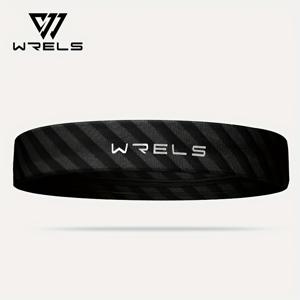 TEMU WRELS 남녀공용 스포츠 헤어밴드 1개, 줄무늬 멀티 컬러 선택 가능 실리콘 미끄럼 방지 헤어밴드, 흡습성 땀 흡수 통기성 있는 신축성 헤어밴드, 달리기, 피트니스, 농구 등 야외 스포츠용