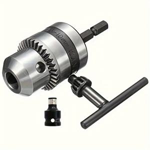 TEMU 10mm 육각 생크 드릴척 어댑터 - 1.5mm에서 10mm으로의 고용량 변환 (전동 드릴용) - 오래 지속되는 성능과 신뢰성을 위한 내구성 있는 구조