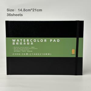TEMU 수채화 스케치북 9X12인치 - 110LB/230GSM 콜드프레스 용지, 44개 무산성 시트, 접착제 바인딩 패드, 수채화 및 혼합 미디어 아트에 적합
