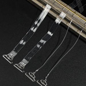 TEMU 투명 보이지 않는 브라 어깨끈 | 두 가지 너비 자유 조합, 심리스, 우아하고 어색하지 않음 | 스트랩리스, 오프숄더, 백리스, 딥브이 의류용, 교체형 어깨 브라, 여성용 브라 속옷 액세서리