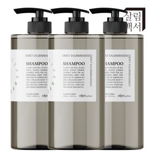 TEMU [총 3L 대용량] 2+1 오브제 퍼퓸 샴푸 1L 대용량 향좋은 약산성 두피 정수리