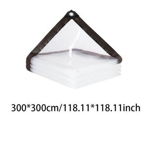TEMU 투명 방수 필름, 방한필름, 파티션 천, 안뜰 단열재, 비가리개, PVC 투명 방수천, 고온 내성 및 단열재