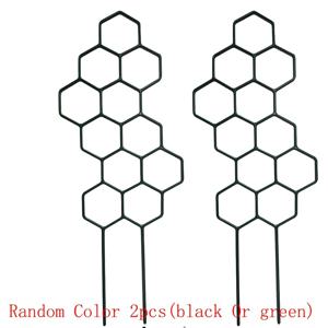 TEMU 2개 묶음 14.96 X 5.91인치 벌집 모양 식물 트렐리스, 화분에 있는 덩굴 및 꽃에 적합, 색상 랜덤