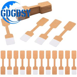 TEMU 200개 GDGDSY 빈 자체 접착 미니 가격 태그 - 주얼리, 공예, 소매용 - 빈 크래프트 종이 라벨, 팔찌용, 소형 가격 스티커, 휴대용 & 카드스톡 태그