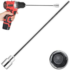 TEMU 45CM 코너 안정화 캐러밴 다리 윈더 드릴 액세서리 - 스탠드 잭 확장 소켓 19mm 전동 드릴 - 캐러밴 드릴 다리 윈더 커넥터