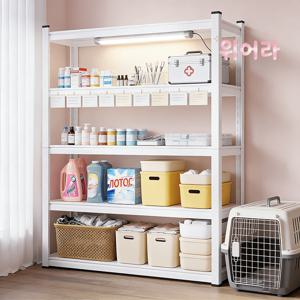 TEMU 위어라 철제 다층무 볼트 조립식 3456 단 앵글 선반 다목적 경량랙 베란다 선반