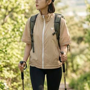 TEMU 여성 가볍게 걸치기 좋은 반팔 자켓 캐주얼 아웃도어 윈디블룸(W7SJ01)