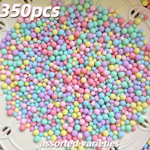 TEMU 350개 랜덤 혼합 색상 마카롱 색상 무공 레진 구슬 주얼리 세트, DIY 주얼리 제작, 공예 용품, DIY 헤어 액세서리, 휴대폰 장식용, 구슬 모음
