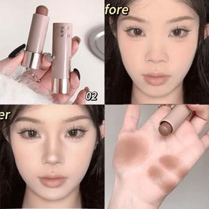 TEMU 촉촉 실키 쉐딩 스틱 코쉐딩 입체 윤곽 쉐이딩 얼굴 윤곽 쉐딩 컨투어링 스틱 방수 섀딩펜 스틱쉐딩 음영 스틱쉐딩 섀딩스틱 자연스러운 음영 쉐딩
