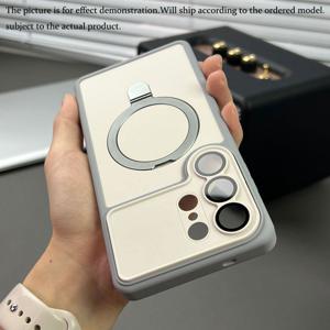 TEMU 휴대폰 케이스 - 스탠드, 마그네틱 버전, 삼성 S26 Ultra 폰 케이스에 적합, 삼성 S26+ 풀 커버리지 충격 방지 소프트 엣지 하드 쉘, S26 스타일리시하고 트렌디한 남녀 공용 보호 커버