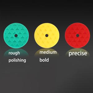TEMU 광택 패드, 3개입 6인치 150mm 오비탈 버퍼 폴리셔 패드, 컴파운딩, 폴리싱, 왁싱용 폼 광택제 패드, 6''/150mm 베이킹 플레이트용 자동차 폴리셔