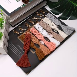TEMU 8개 수제 태슬 키링, 열쇠고리, 발렌타인데이, 사랑의 선물, 가족 키링, 발렌타인데이 선물, 아버지의 날, 어머니의 날, 졸업 선물, 기념품, 파티 답례품, 수제 태슬 선물은 더욱 기억에 남습니다