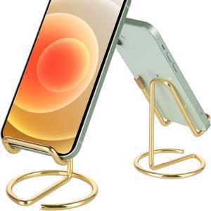 데스크용 귀여운 메탈 실버 휴대폰 스탠드, 모든 휴대폰, 아이폰, 아이패드 호환 가능한 데스크 액세서리